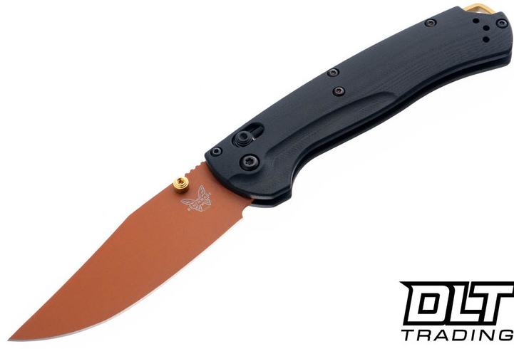Benchmade 蝴蝶 黑色G10柄 S45VN钢 沙色表面 15536CR-2501